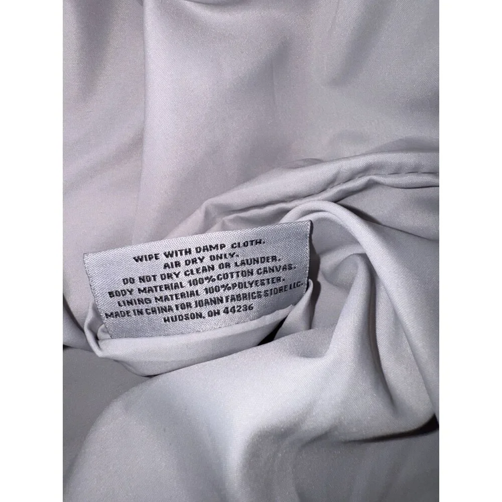Black, White and Gray Paris cloth bag, large